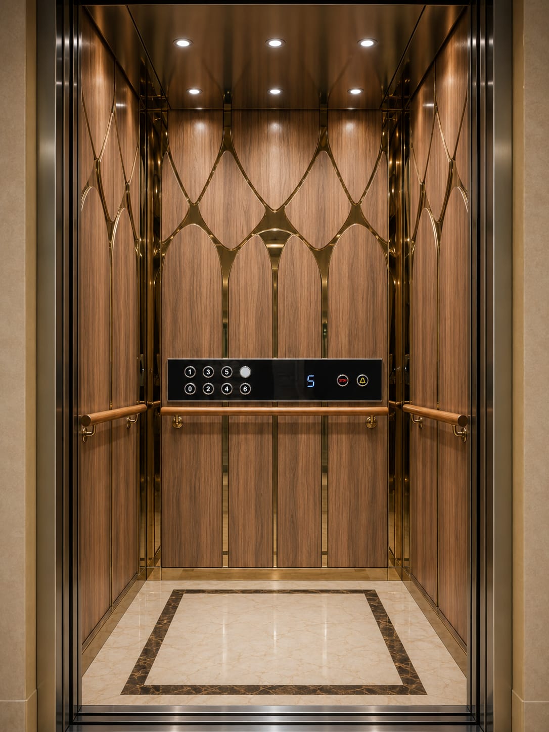 مصعد حديث من مصاعد ستار الهندسية