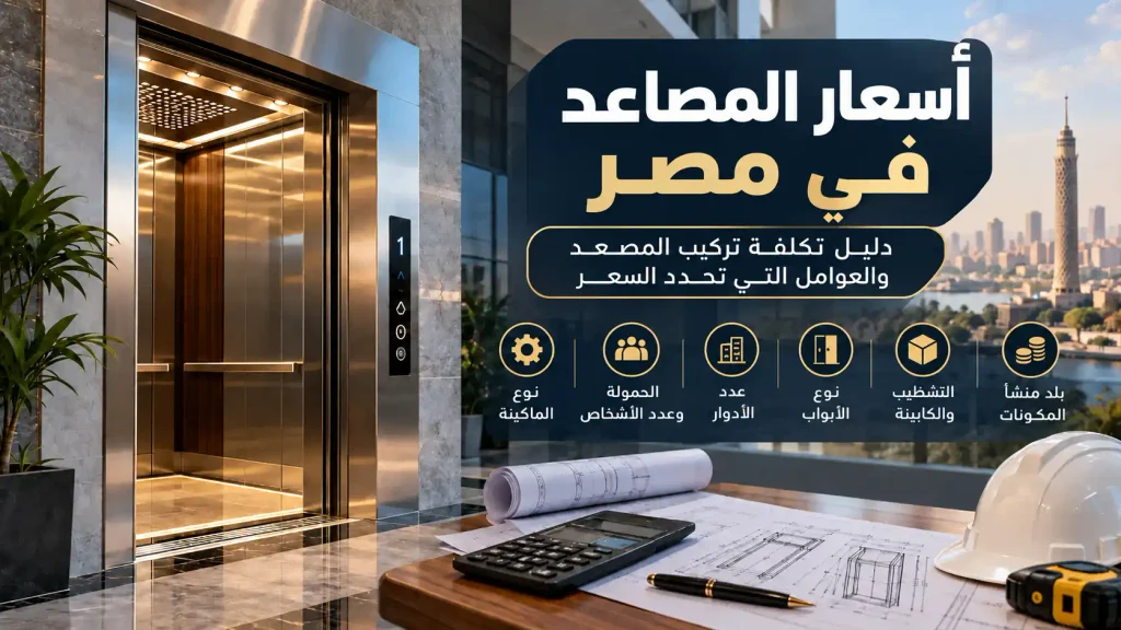 أسعار المصاعد في مصر وتكلفة تركيب المصعد